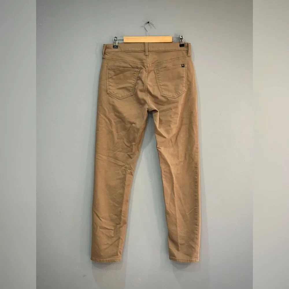 Men's Tan Banana Republic Cotton Stretch Pants Size 32x32 EUC